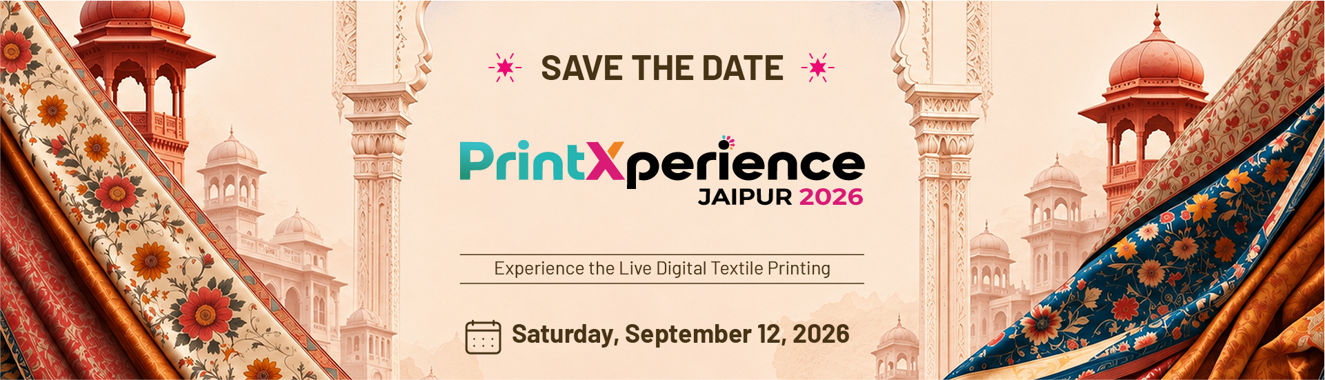 PrintXperience Jaipur 2026 — ColorJet Live Textile Printing Demo