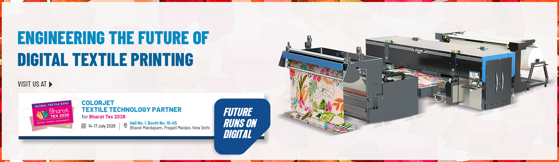 ColorJet at Bharat Tex 2026 — Official Technology Partner
